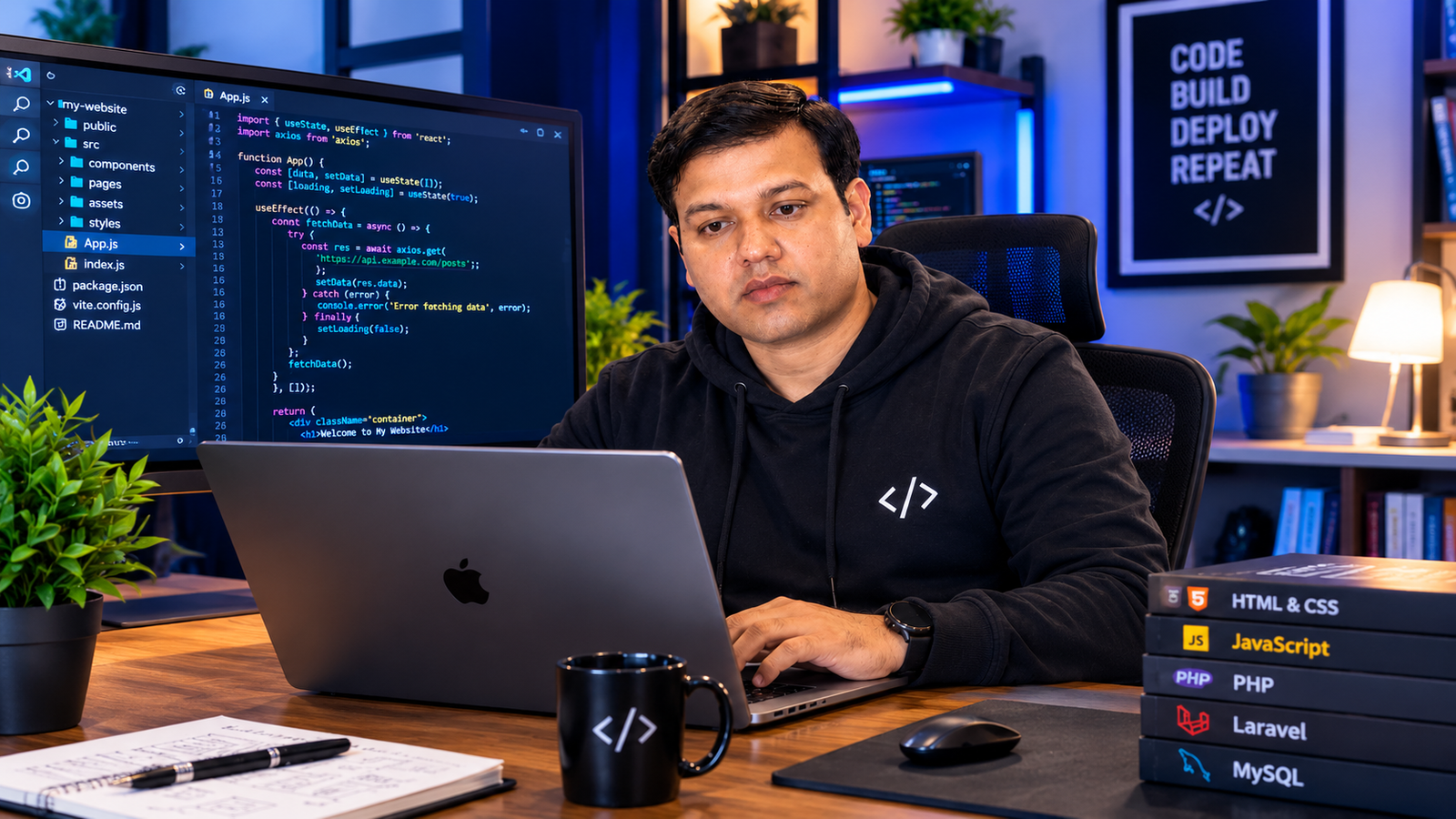 <span class="text-glow-pink">We Build</span> <span class="text-white">High-Performance</span><br><span class="text-glow-cyan">Web, Mobile & Software</span><br><span class="text-white">Digital Solutions 🚀</span>
